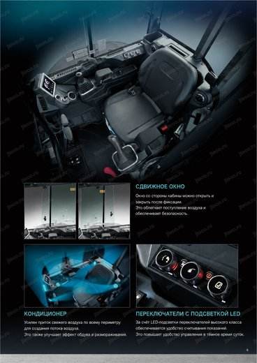 Мини-экскаватор KOBELCO SK26SR-7 — брошюра, стр. 7 из 20 — перевод на русский