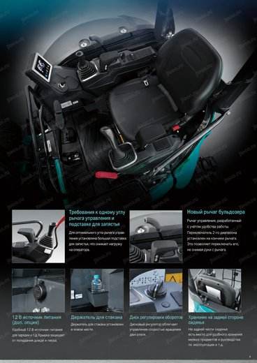 Мини-экскаватор KOBELCO SK28SR-7 — брошюра, стр. 5 из 20 — перевод на русский Мини-экскаватор KOBELCO SK28SR-7 — брошюра, стр. 5 из 20 — перевод на русский