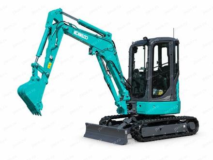 Мини-экскаватор KOBELCO SK28SR-7, вид спереди — фото 6 из 8