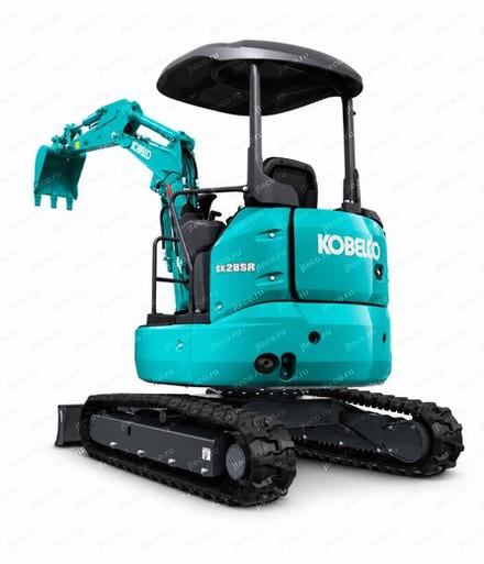 Мини-экскаватор KOBELCO SK28SR-7 — вид сзади Мини-экскаватор KOBELCO SK28SR-7 — вид сзади