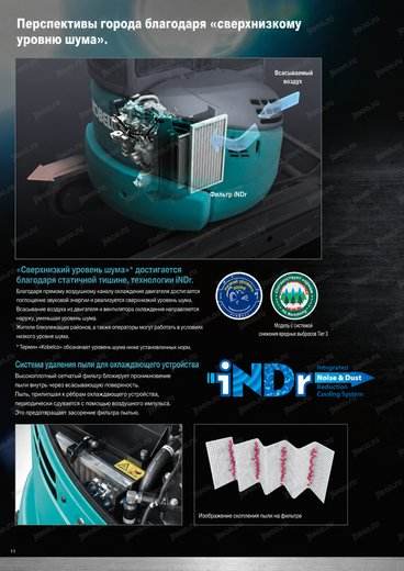Мини-экскаватор KOBELCO SK35SR-7 — брошюра, стр. 12 из 20 — перевод на русский Мини-экскаватор KOBELCO SK35SR-7 — брошюра, стр. 12 из 20 — перевод на русский
