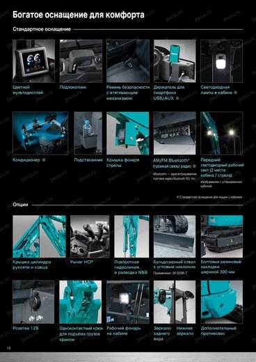 Мини-экскаватор KOBELCO SK35SR-7 — брошюра, стр. 14 из 20 — перевод на русский Мини-экскаватор KOBELCO SK35SR-7 — брошюра, стр. 14 из 20 — перевод на русский