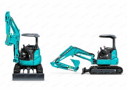 Мини-экскаватор KOBELCO SK35SR-7 — общий вид, фото 2 Мини-экскаватор KOBELCO SK35SR-7 — общий вид, фото 2