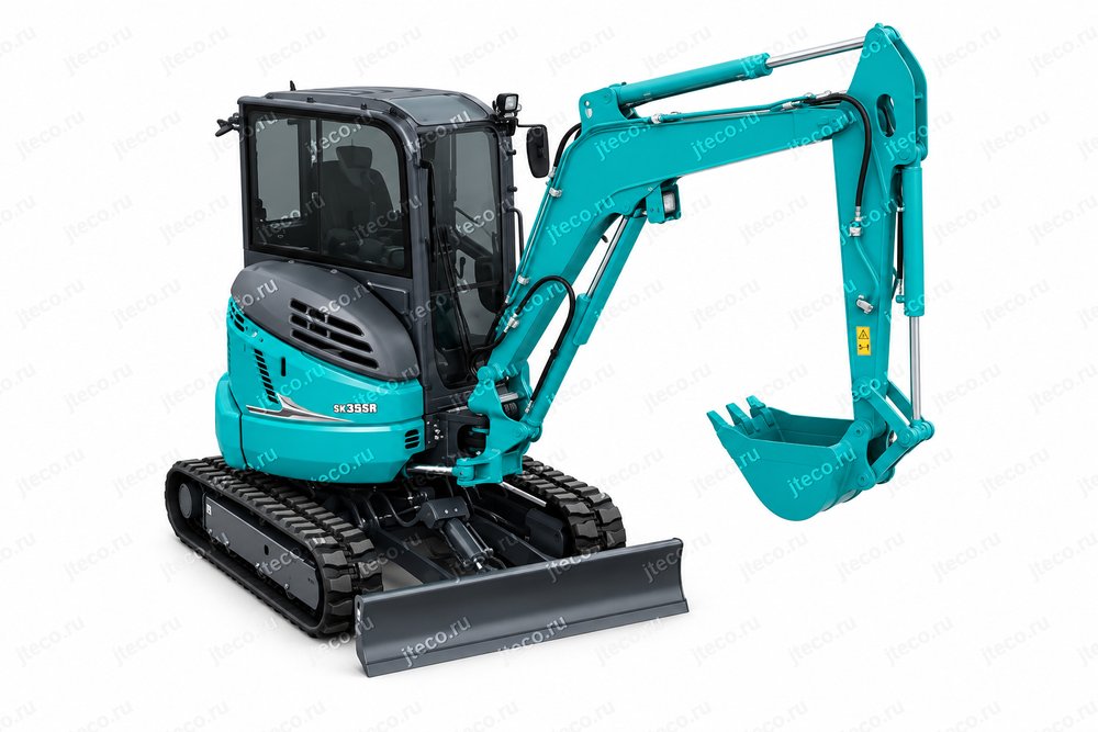 Мини-экскаватор KOBELCO SK35SR, общий вид — фото 1 из 15