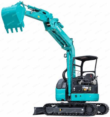 Мини-экскаватор KOBELCO SK50UR-6E2, вид спереди — фото 3 из 11