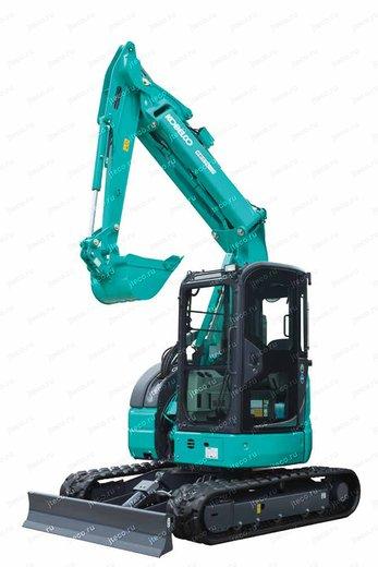 Мини-экскаватор KOBELCO SK50UR-6E2, вид спереди — фото 4 из 11