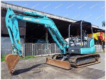 Мини-экскаватор KOBELCO SK55SR-6E, фото с аукциона Японии — фото 2 из 11