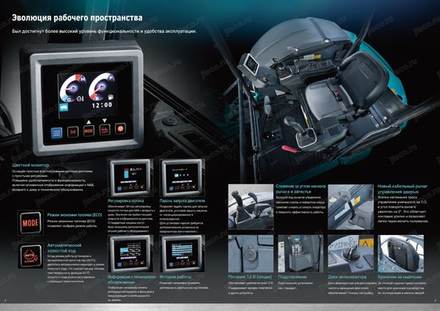Мини-экскаватор KOBELCO SK55SR-7E — брошюра, стр. 3 из 10 — перевод на русский