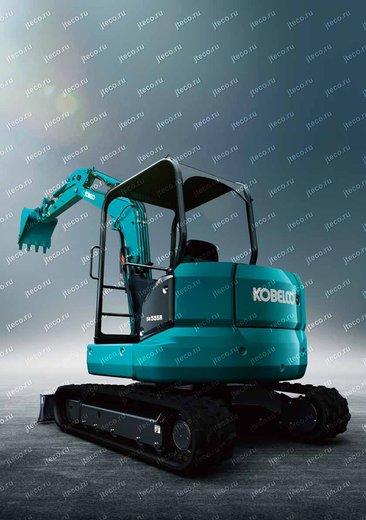 Мини-экскаватор KOBELCO SK55SR-7EF, вид сзади — фото 6 из 6