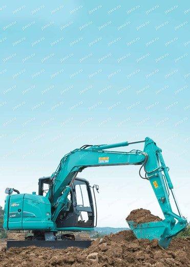 Мини-экскаватор KOBELCO SK75SR-3E, фото производителя — фото 2 из 6