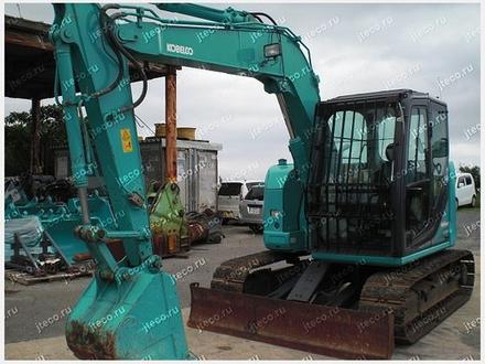 Мини-экскаватор KOBELCO SK75SR-3E, фото с аукциона Японии — фото 5 из 6