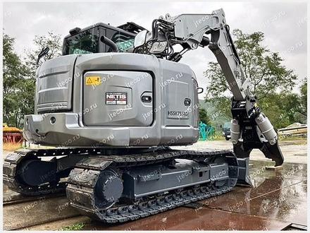 Экскаватор KOBELCO SK75SRD-3, фото с аукциона Японии — фото 6 из 7