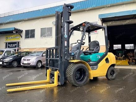 Вилочный погрузчик KOMATSU FD25T-16, фото с аукциона Японии — фото 2 из 6