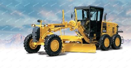 Автогрейдер KOMATSU GD655-3E0, фото производителя — фото 1 из 2