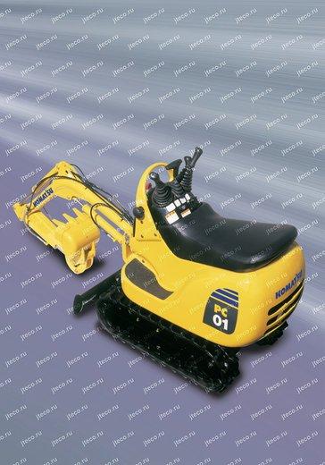 Мини-экскаватор KOMATSU PC01-1, фото производителя — фото 2 из 2