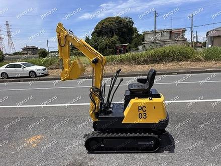 Мини-экскаватор KOMATSU PC03-2, фото с аукциона Японии — фото 3 из 6