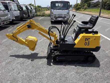 Мини-экскаватор KOMATSU PC03-2, фото с аукциона Японии — фото 6 из 6