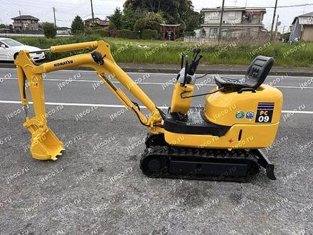 Мини-экскаватор KOMATSU PC09-1, фото с аукциона Японии — фото 3 из 7