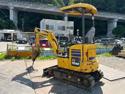 Мини-экскаватор KOMATSU PC18MR-5, фото с аукциона Японии — фото 1 из 4