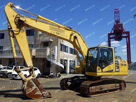Экскаватор KOMATSU PC200-10, фото с аукциона Японии — фото 4 из 8
