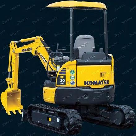 Мини-экскаватор KOMATSU PC20MR-3, фото производителя — фото 2 из 7