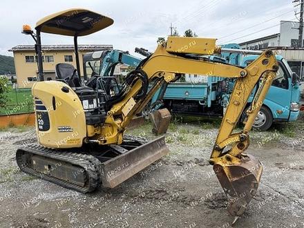 Мини-экскаватор KOMATSU PC20MR-3, фото с аукциона Японии — фото 4 из 7