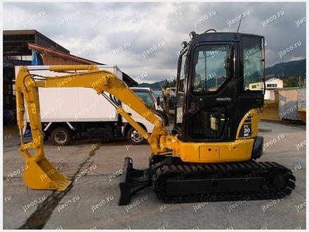 Мини-экскаватор KOMATSU PC30MR-3, фото с аукциона Японии — фото 14 из 14