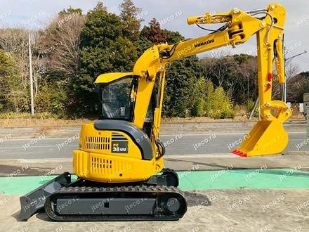 Мини-экскаватор KOMATSU PC38UU-5, фото с аукциона Японии — фото 3 из 4