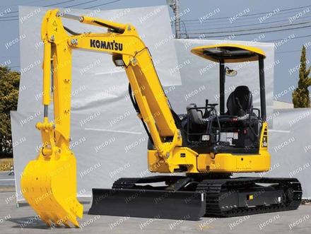 Мини-экскаватор KOMATSU PC45MR-5N0, фото производителя — фото 1 из 6