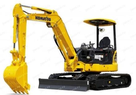 Мини-экскаватор KOMATSU PC45MR-5N0, фото производителя — фото 2 из 6