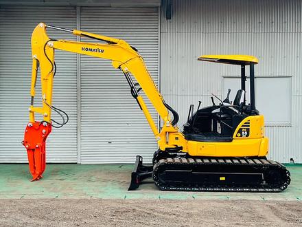 Мини-экскаватор KOMATSU PC55MR-3, фото с аукциона Японии — фото 3 из 7