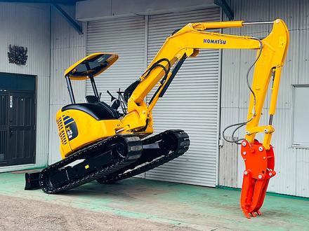 Мини-экскаватор KOMATSU PC55MR-3, фото с аукциона Японии — фото 6 из 7