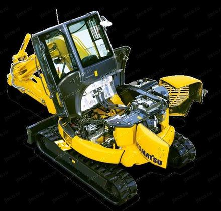 Мини-экскаватор KOMATSU PC58UU-6, фото производителя — фото 2 из 7