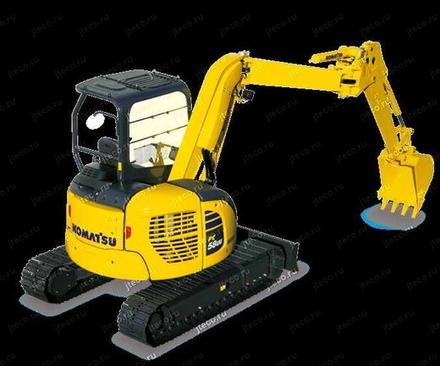 Мини-экскаватор KOMATSU PC58UU-6, фото производителя — фото 3 из 7