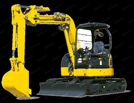 Мини-экскаватор KOMATSU PC58UU-6, фото производителя — фото 4 из 7