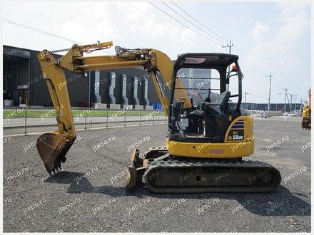 Мини-экскаватор KOMATSU PC58UU-6, фото с аукциона Японии — фото 6 из 7