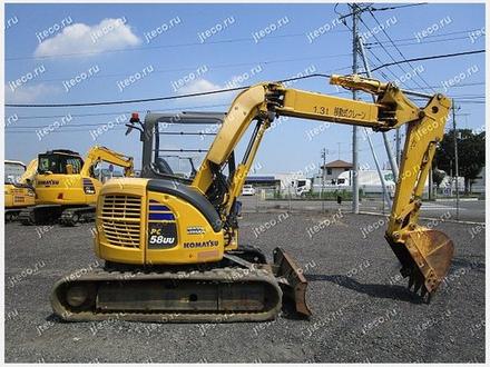 Мини-экскаватор KOMATSU PC58UU-6, фото с аукциона Японии — фото 7 из 7