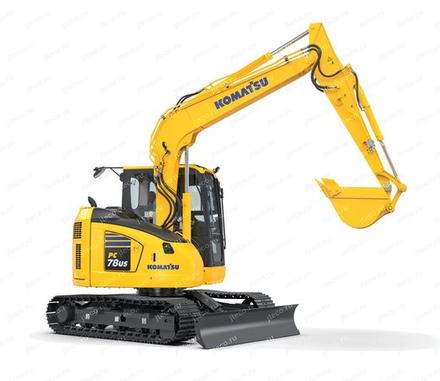Мини-экскаватор KOMATSU PC78US-11, фото производителя — фото 1 из 12