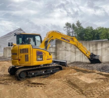 Мини-экскаватор KOMATSU PC78US-11, фото производителя — фото 3 из 12