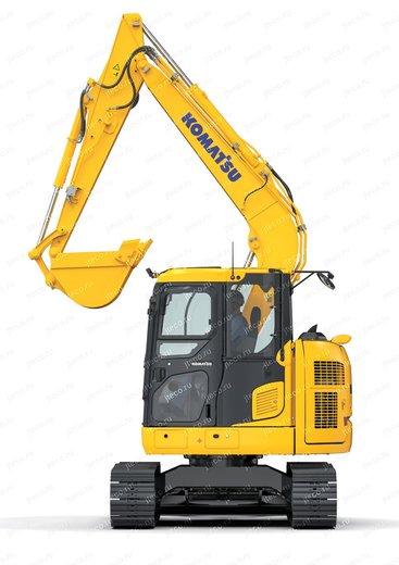 Мини-экскаватор KOMATSU PC78US-11, фото производителя — фото 5 из 12