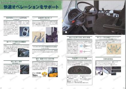 Фронтальный погрузчик KOMATSU WA100-5 — буклет производителя, лист 3 из 9 (оригинал) Фронтальный погрузчик KOMATSU WA100-5 — буклет производителя, лист 3 из 9 (оригинал)