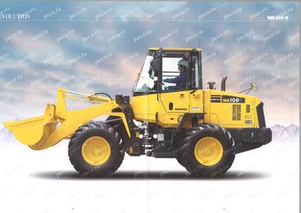 Фронтальный погрузчик KOMATSU WA100-6 — колёсный погрузчик, фото производителя — фото 1 из 9 Фронтальный погрузчик KOMATSU WA100-6 — колёсный погрузчик, фото производителя — фото 1 из 9