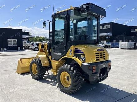 Фронтальный погрузчик KOMATSU WA30-6E0 — колесный погрузчик мини, фото с аукциона Японии — фото 8 из 8