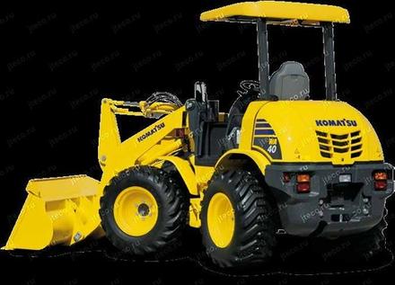 Фронтальный погрузчик KOMATSU WA40-3 — колесный погрузчик мини, фото производителя — фото 6 из 8