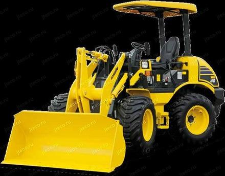 Фронтальный погрузчик KOMATSU WA40-3 — колесный погрузчик мини, фото производителя — фото 7 из 8