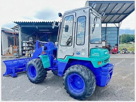 Фронтальный погрузчик KOMATSU WA40-3 — колесный погрузчик мини, фото с аукциона Японии — фото 3 из 8