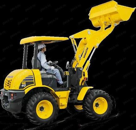 Колесный погрузчик мини Komatsu WA40-3E0, фото производителя — фото 1 из 8