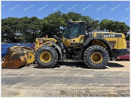 Фронтальный погрузчик KOMATSU WA470-8 — колёсный погрузчик, фото с аукциона Японии — фото 4 из 7