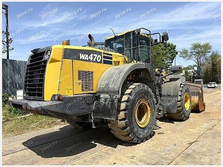 Фронтальный погрузчик KOMATSU WA470-8 — колёсный погрузчик, фото с аукциона Японии — фото 6 из 7