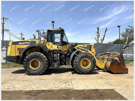Фронтальный погрузчик KOMATSU WA470-8 — колёсный погрузчик, фото с аукциона Японии — фото 7 из 7
